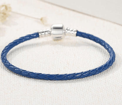 Silver Leather Rope BraceletBracelet