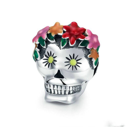 Floral Skull Charmcharms