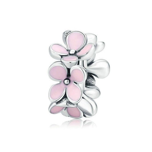 Pink Flowers Charm
