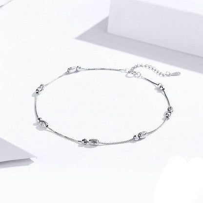 Simple Sterling Silver AnkletANKLET